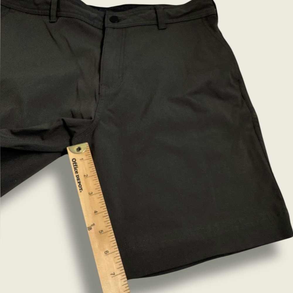 Western Rise Shorts Mens 32 Black Performance Nylon Stretch Travel Golf Outdoors - Picture 5 of 10